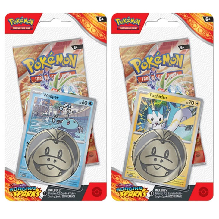 Pokémon TCG: SV08 Surging Sparks – Checklane Blister