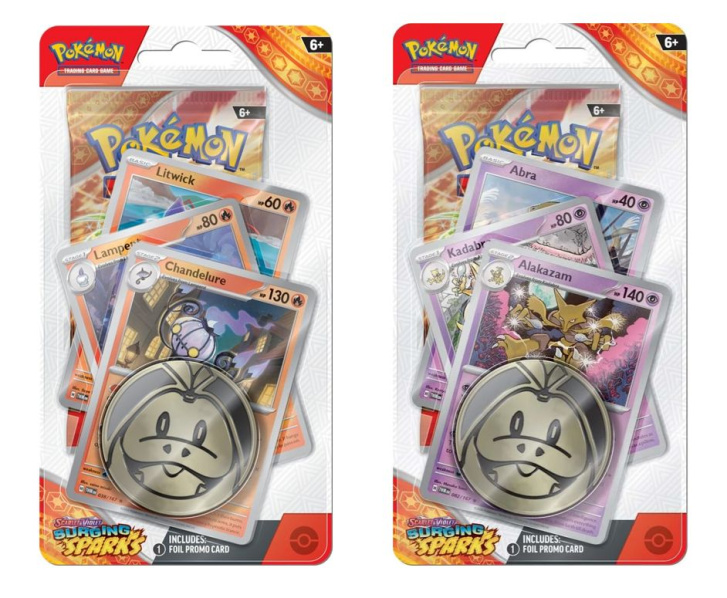 Pokémon TCG: SV08 Surging Sparks – Premium Checklane Blister
