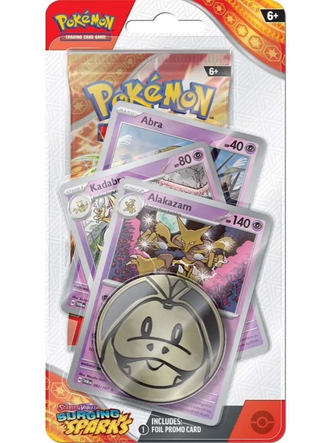 Pokémon TCG: SV08 Surging Sparks – Premium Checklane Blister
