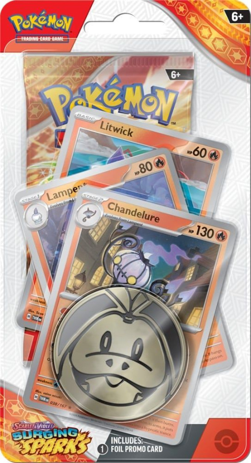 Pokémon TCG: SV08 Surging Sparks – Premium Checklane Blister