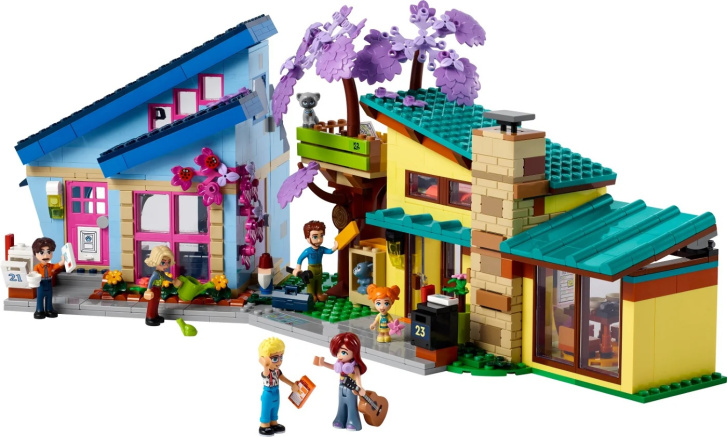 42620 Lego Friends – Rodinné domy Ollyho a Paisley