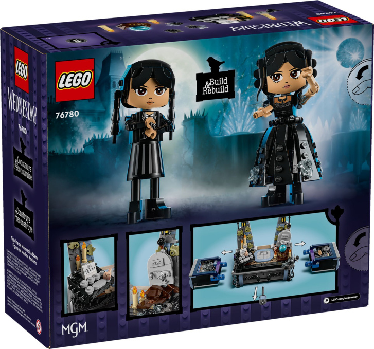 76780 Lego Wednesday – Figurka: Wednesday Addamsová