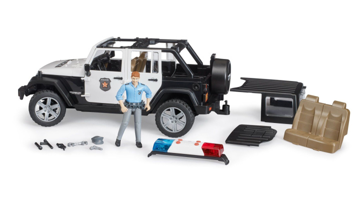Bruder – Policejní Jeep Wrangler Rubicon