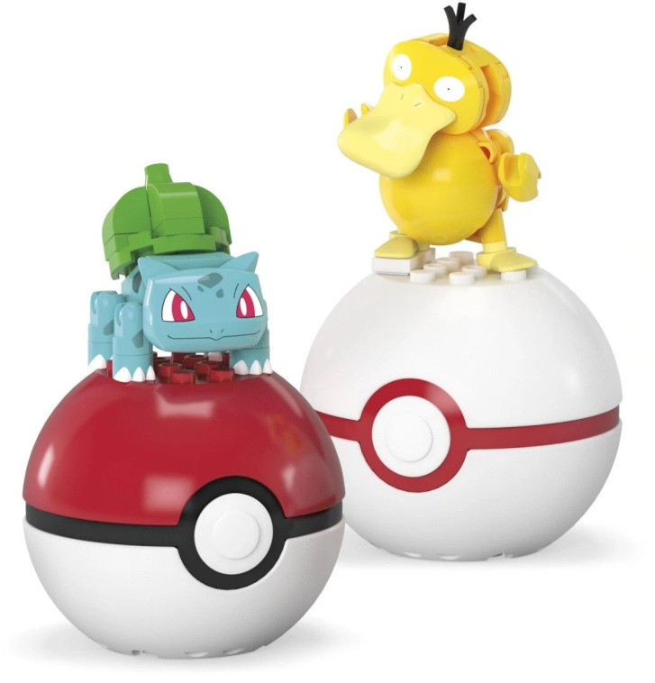 Mega Construx - Pokémon Pokeball Bulbasaur & Psyduck