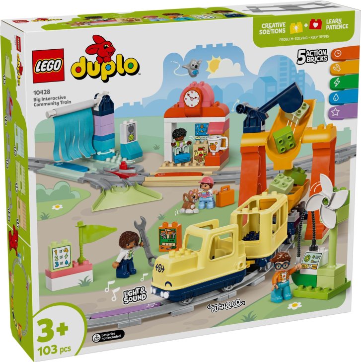 10428 Lego Duplo – Velký interaktivní komunitní vláček