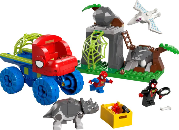 11199 Lego Marvel – Spideyho tým a záchrana dinosaurů s truckem