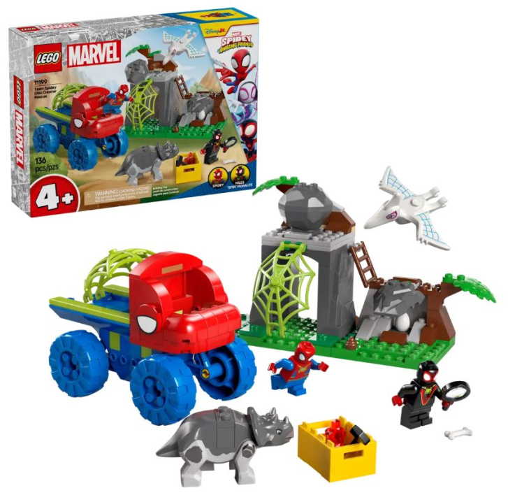 11199 Lego Marvel – Spideyho tým a záchrana dinosaurů s truckem