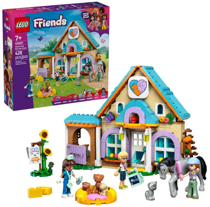 42651 Lego Friends – Veterinární klinika pro koně a domácí mazlíčky