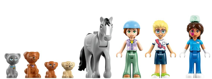 42651 Lego Friends – Veterinární klinika pro koně a domácí mazlíčky