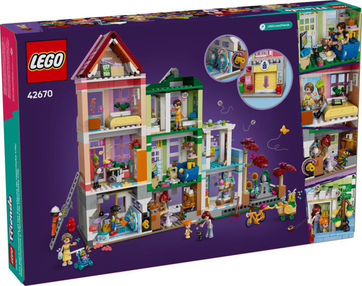 42670 Lego City – Apartmány a obchody v městečku Heartlake