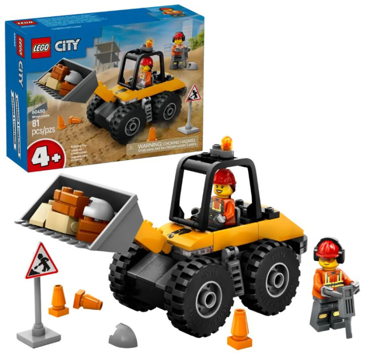 0450 Lego City – Žlutý kolový nakladač