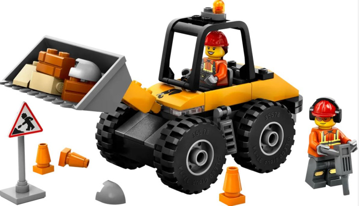 0450 Lego City – Žlutý kolový nakladač