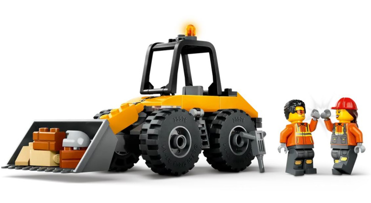 0450 Lego City – Žlutý kolový nakladač