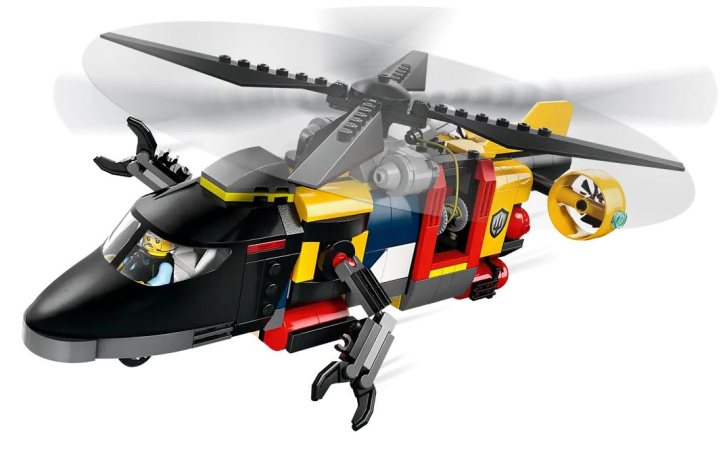 60462 Lego City – Remix: Helikoptéra, hasičský vůz a ponorka