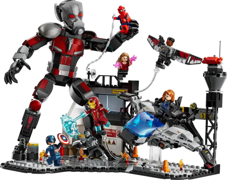 76314 Lego Marvel – Akční bitva – Captain America: Občanská válka