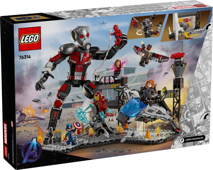 76314 Lego Marvel – Akční bitva – Captain America: Občanská válka
