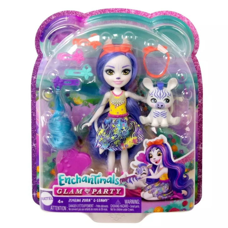 Enchantimals – Zemirah Zebra a Grainy