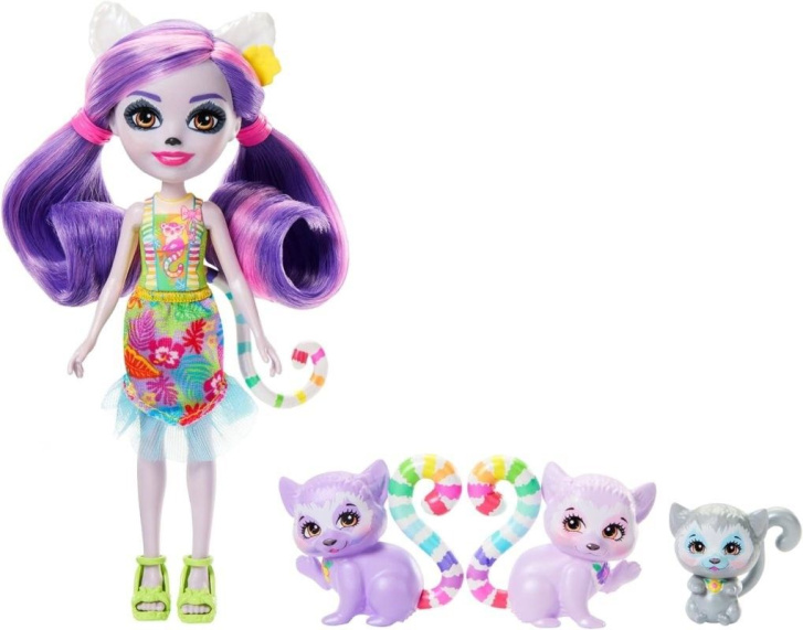 Enchantimals – Lorinda Lemur s rodinou