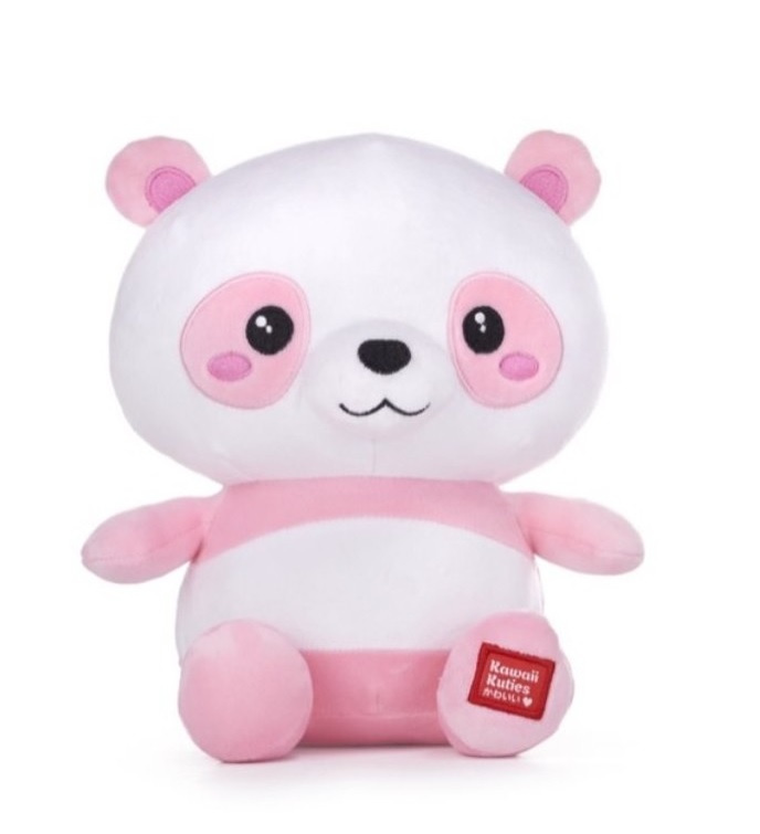 Plyšová panda 24 cm Růžový