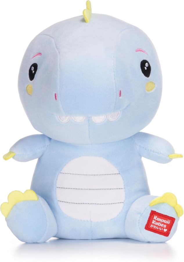 Plyšový dinosaurus 24 cm Modrá