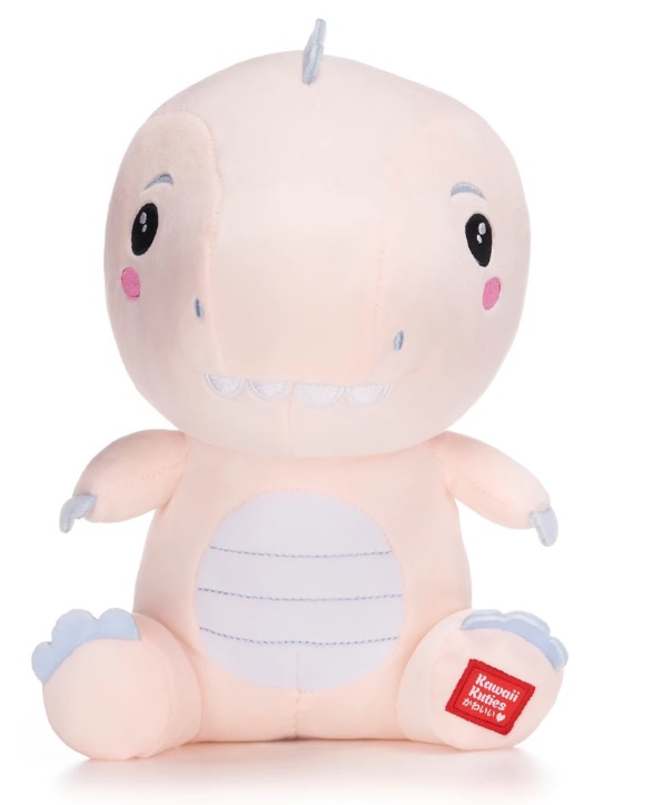 Plyšový dinosaurus 24 cm Lososová