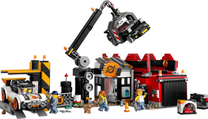 60472 Lego City – Vrakoviště s auty