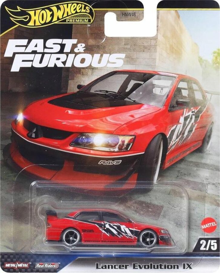 Hot Wheels – Fast & Furious auto Lancer Evolution IX