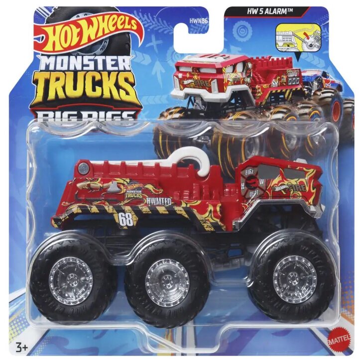Hot Wheels – Tahač 5 Alarm Červený