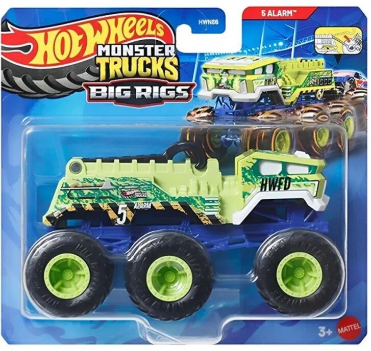 Hot Wheels – Tahač 5 Alarm Zelený