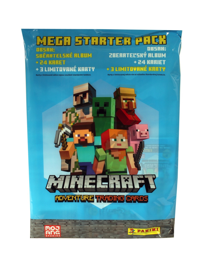 Minecraft - Sběratelský album s balíčky karet