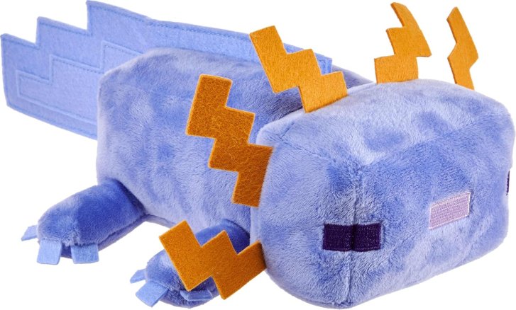 Minecraft - Plyšová postavička 24 cm Blue Axelotl