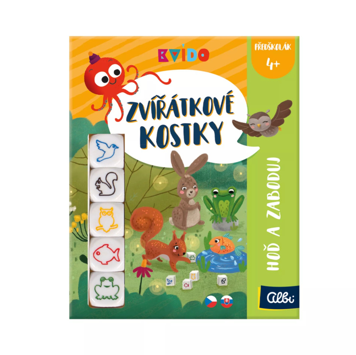 Kvído - Zvířátkové kostky