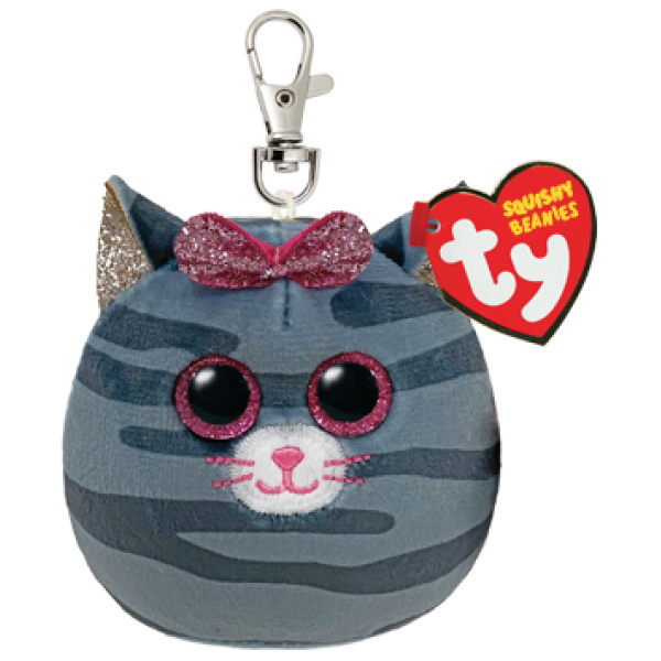 TY Squishy Beanies – Přívěsek kočka 8,5 cm