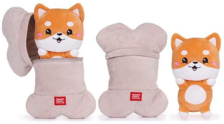 Plyšové zvířátko 24 cm Kost S Pejskem