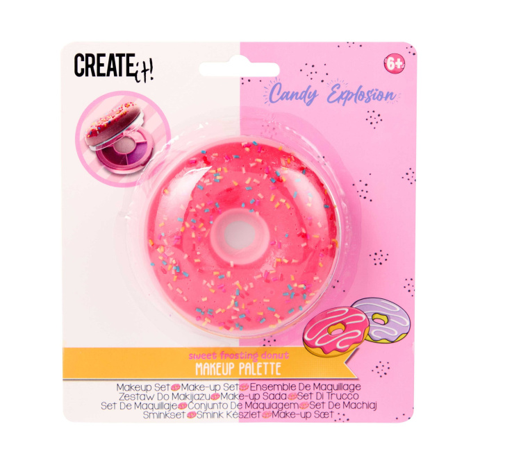 Create It! - Make-up paletka Růžová