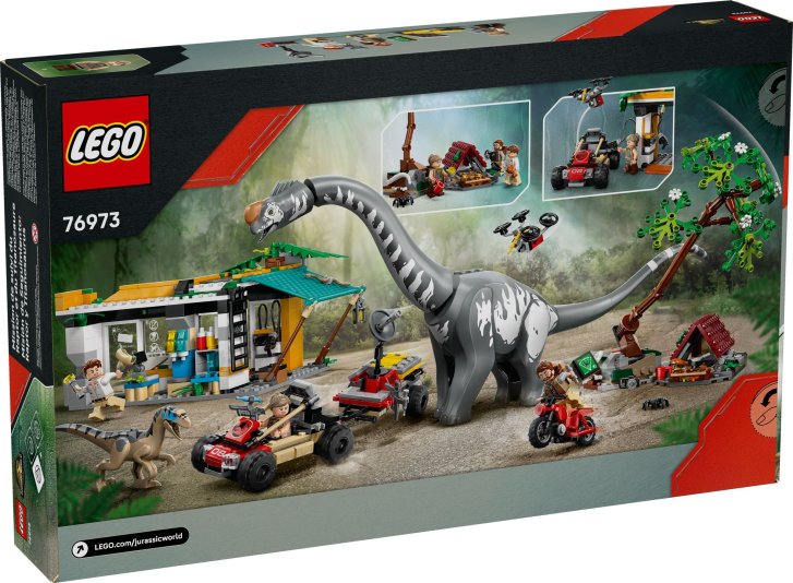 76973 Lego Jurassic World - Mise pro sledování raptora a titanosaura