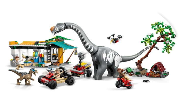 76973 Lego Jurassic World - Mise pro sledování raptora a titanosaura