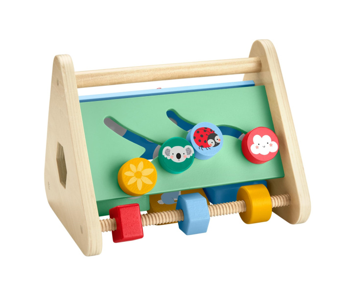 Fisher-Price - Dřevěný trojúhelník s aktivitami