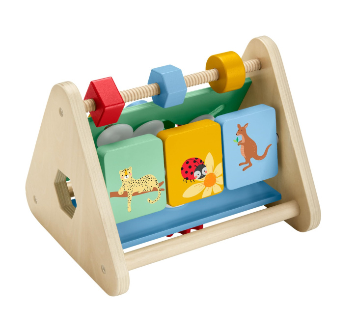 Fisher-Price - Dřevěný trojúhelník s aktivitami