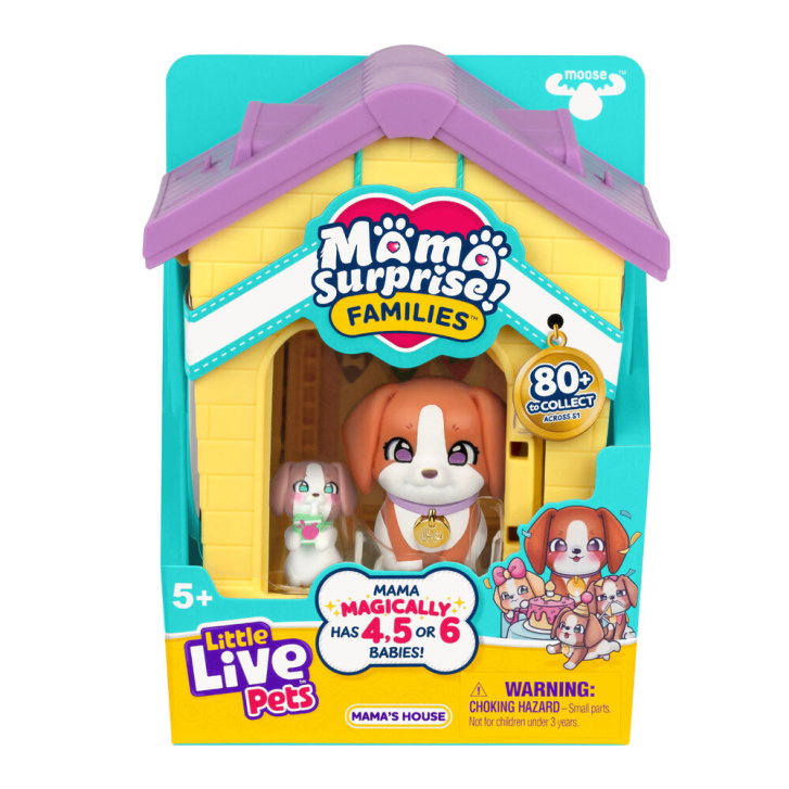 Little Live Pets - Mama Surprise! Babies Žlutý Domeček