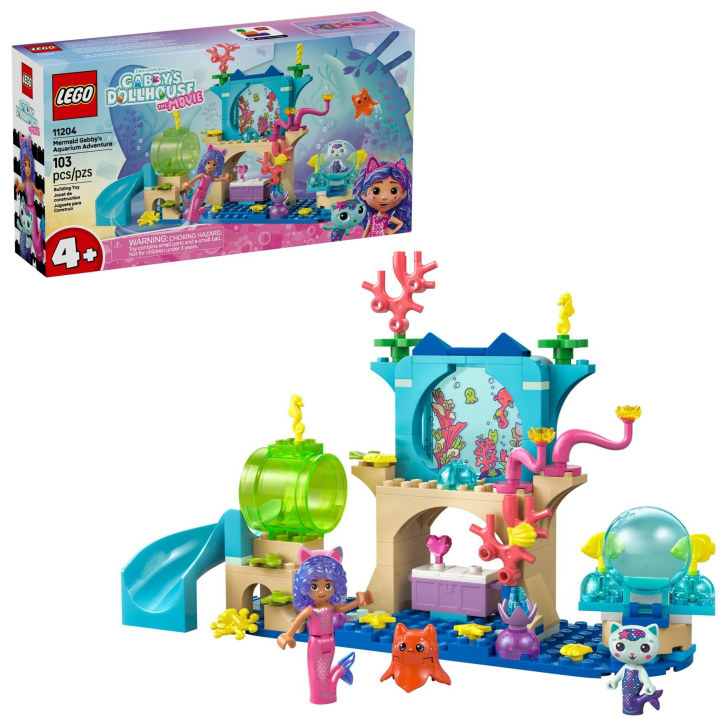 11204 Lego Gabby's Dollhouse – Dobrodružství v akváriu mořské víly Gábi