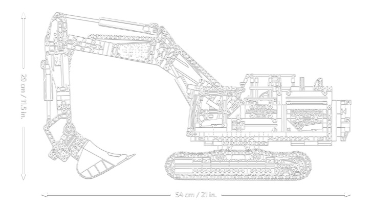 42215 Lego Technic – Bager Volvo EC500 Hybrid