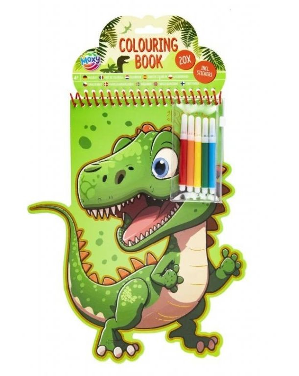 Omalovánky s fixy Dinosaurus