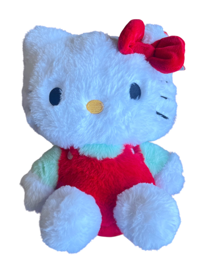 Hello Kitty - Plyšová postavička 28 cm Červená