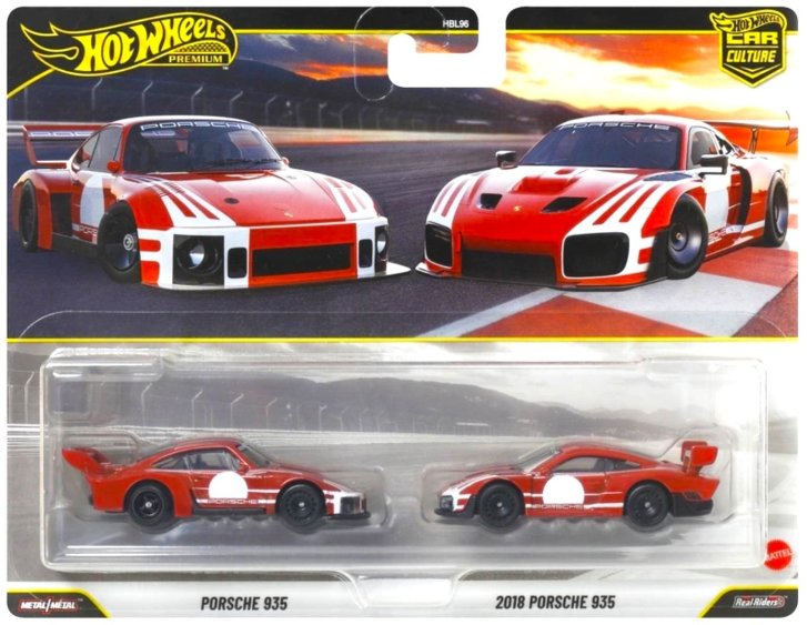 Hot Wheels - Premium auto Porsche 935 & 2018 Porsche 935