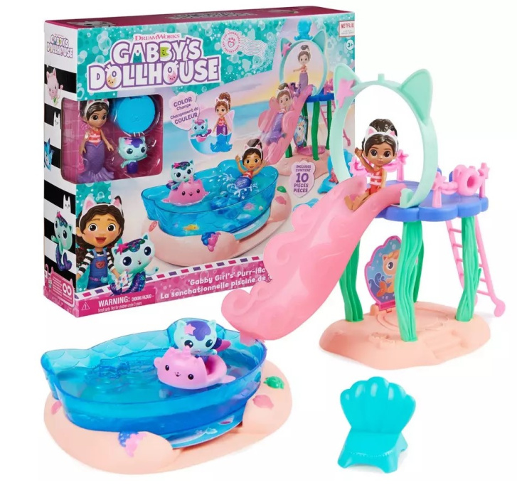 Gabby's Dollhouse – Bazén se skluzavkou