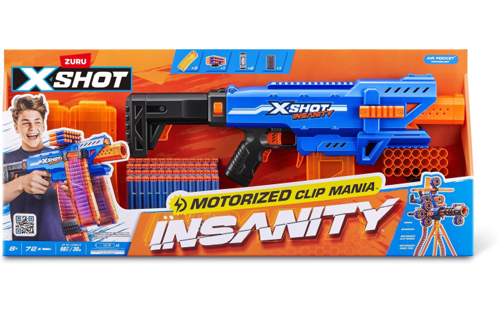 Zuru X Shot – Motorized Clip Mania