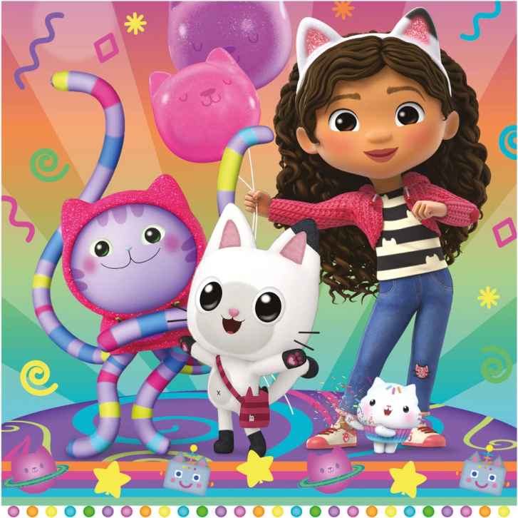 Puzzle 3x55 - Gabby's Dollhouse