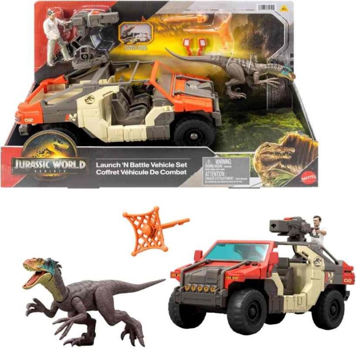 Jurassic World – Auto s dinosaurem