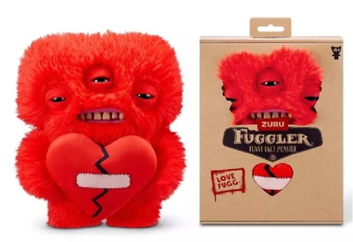 Love Fuggler – Plyšová příšerka Červený